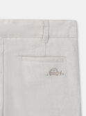 Pantaloni da completo beige KRESAMAGE / 24E3PGL1PANA016