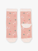 Calzini rosa con farfalla in Jacquard FISOZETTE / 23E4PFD1SOQD318