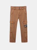 Pantalone cargo color terracotta KROPANTAGE / 24E3PGE1PAN408