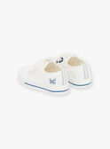Sneakers bianche con ricamo aereo FEBASKAGE / 23N10PG21D16000