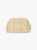 Trousse ecrù e rosa in popeline con stampa a fiori LOLA / 24H0AF11ACD001