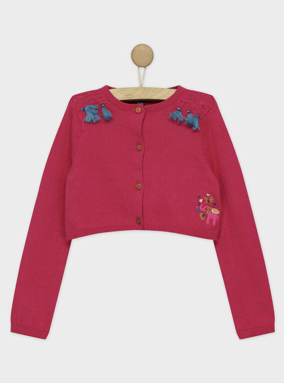 Cardigan fucsia ROUZOYETTE / 19E2PFM1CAR304