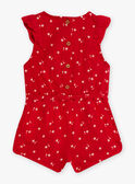 Tutina rossa con stampa stella 22E1BFP1CBL050
