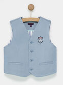 Greyish blue Sleeveless Jacket NYESAMAGE / 18E3PG11GSM205