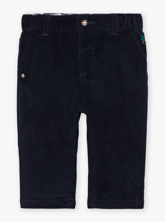Pantaloni in velluto con bretelle regolabili DAWALLON / 22H1BG61PANC205