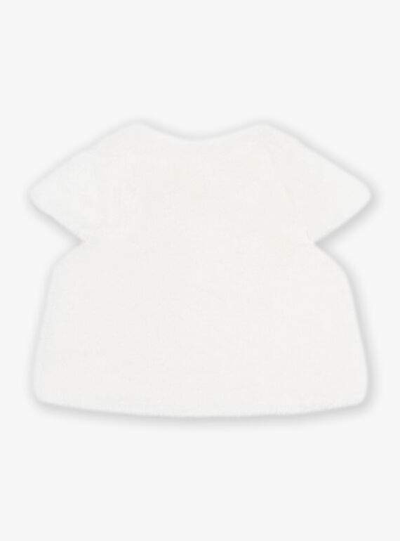 Gilet in pelliccia sintetica ecrù DAVALERIE / 22H1BF61CSM005
