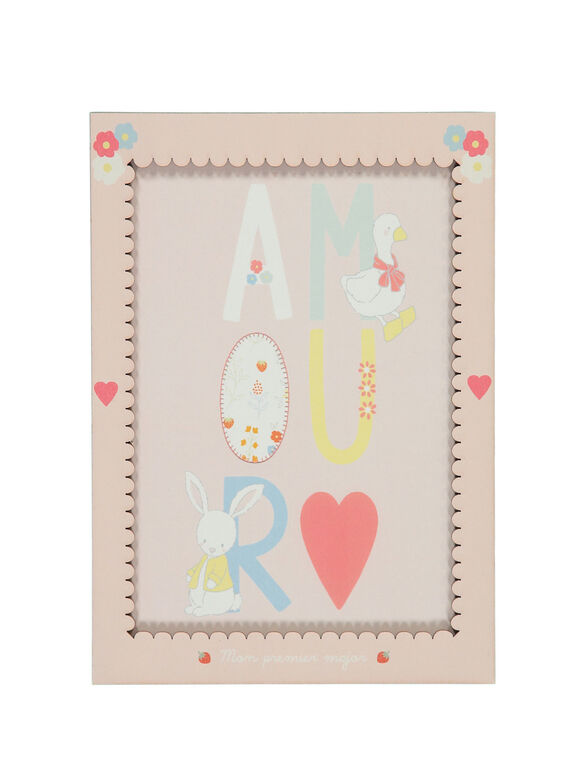 Poster "Amour" rosa ROAMOURAFF / 19EZNAX1AFF301
