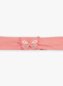 Fascia tinta unita rosa con motivo farfalle FAILISE / 23E4BFD1BAND318