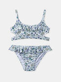 Costume da bagno a due pezzi con stampa floreale MRUNETTE / 25E4PFC4D4L001