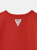 T-shirt con granchio rosso e aragosta MAVASCO / 25E1BGQ1TMC050