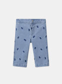 Pantaloni con ricamo a fiori MADIANE / 25E1BF81PANP272