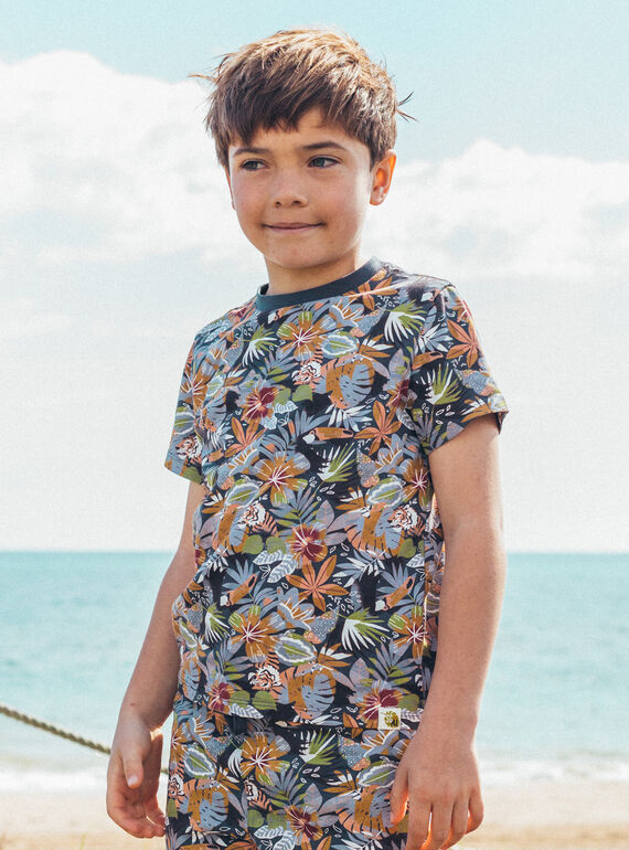 T-shirt tropicale MRATICHAGE / 25E3PGR1TMCC203