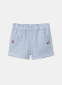 Shorts in doppia garza di cotone MAURA / 25E1BFQ1SHO706