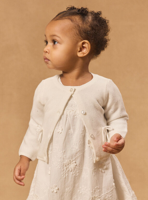 Cardigan traforato fiocchi MAFANNY / 25E1BFL1CAR001