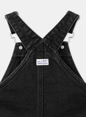 Salopette in denim nero LAFLAVIEN / 24H1BGK1SALK003
