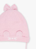 Berretto rosa in maglia con orecchie 3D FIMADDY / 23E4BF52BON030