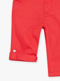 Pantaloni in tubique rossi FAKIAN / 23E1BGC2PAN410