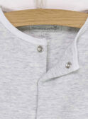 T-shirt maniche lunghe grigio melange RYALAIA / 19E0NM11TML943