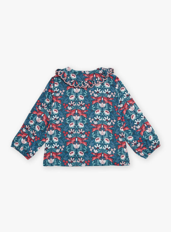 Camicia in twill con stampa a fiori DATAHINA / 22H1BFZ1CHEG633