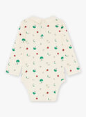 Body vaniglia con stampa verdure fantasia FACUNCAN / 23E1BGB1BOD114