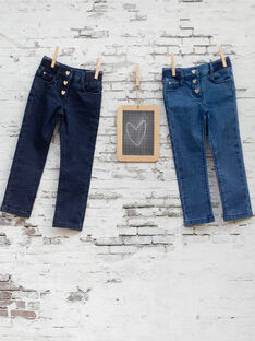 Jeans denim blu scuro bambina BROGINETTE1 / 21H2PFB2JEAK005