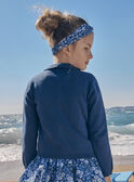 Cardigan in maglia jersey blu LECARDETTE / 24H2PFJ1CARC233
