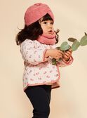 Giacca trapuntata con cappuccio e stampa fiori FIMARIE / 23E1BF51VESD319