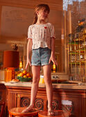 Shorts di jeans a cuoricini KLAKETTE / 24E2PFN1SHOP269