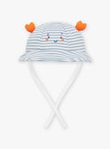 Cappello blu con motivo 3D chele di astice e stampa a righe FORD / 23E0AGT1CHA715