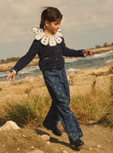 Cardigan con ricamo MERLETTE / 25E2PF81CARC214