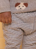 Pantaloni foderati a quadri LAOMAR / 24H1BGQ1PAN941
