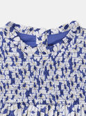 Abito a fiori con smock MESMOKETTE / 25E2PF81ROBC238