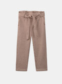 Pantaloni a sigaretta a quadri LIMILETTE / 24H2PFK1PAN001