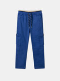 Pantaloni blu royal MEPASSAGE / 25E3PG82PANC209