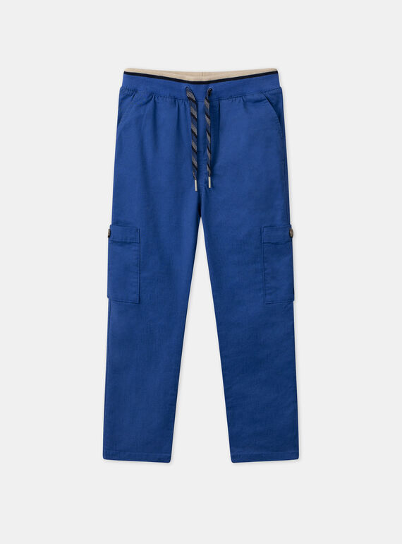 Pantaloni blu royal MEPASSAGE / 25E3PG82PANC209