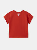 T-shirt con granchio rosso e aragosta MAVASCO / 25E1BGQ1TMC050