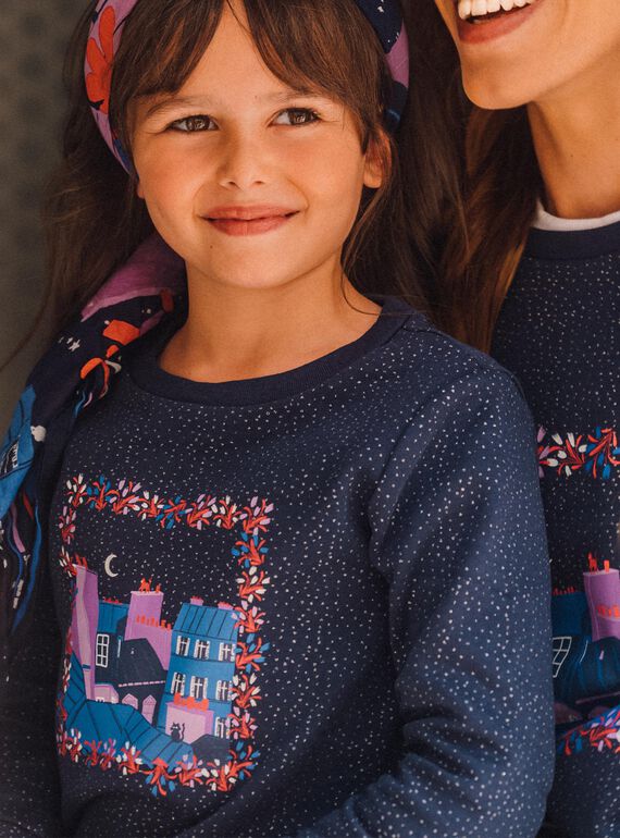 Camille Witt Limited Edition - Maglione navy con paillettes DOSWETTE / 22H2PFT1SWE705