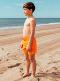 Shorts da bagno arancioni con motivo magico  MRUMOUAGE / 25E4PGC7MAIE405