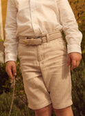 Shorts da cerimonia beige MRERAGE / 25E3PGL1BERA016