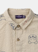 Camicia a maniche corte panda MAYOAN / 25E1BGR1CHM806