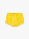 Abito e bloomer abbinato giallo neonata TYGLORIA / 20E1BFZ2ROB102