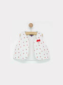 Off white Sleeveless Jacket NADRIENNE / 18E1BF81GSM001
