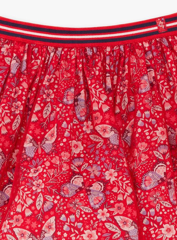 Gonna rossa bambina ZOJUPETTE / 21E2PFB1JUP050