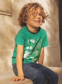 T-shirt con motivi dinosauri e biciclette fosforescenti FEPAGE / 23E3PGB2TMC630