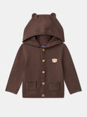 Cardigan con cappuccio e orecchie da orsetto LAFAREL / 24H1BGK1GIL815