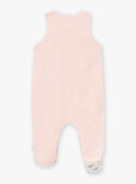 Set tutina e cardigan ecrù in velluto LOLITA / 24H0NF23ENS001