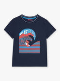 T-shirt con motivi onde e surfista FOWAVAGE / 23E3PGC1TMC070