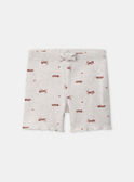 Set di t-shirt e shorts da ciclismo con stampa leopardata MAZIRA / 25E1BFR1ENS808
