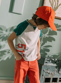 T-shirt ecrù motivo grafico bambino COTICHAGE / 22E3PGM2TMC001