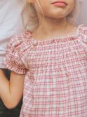 Camicia écru a quadri FIBLOSETTE / 23E2PFD1CHE001